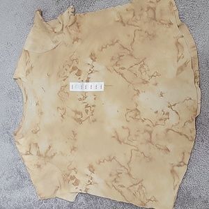 OLD NAVY - Women's Brown/Tan Tye Dye Shirt - XXL